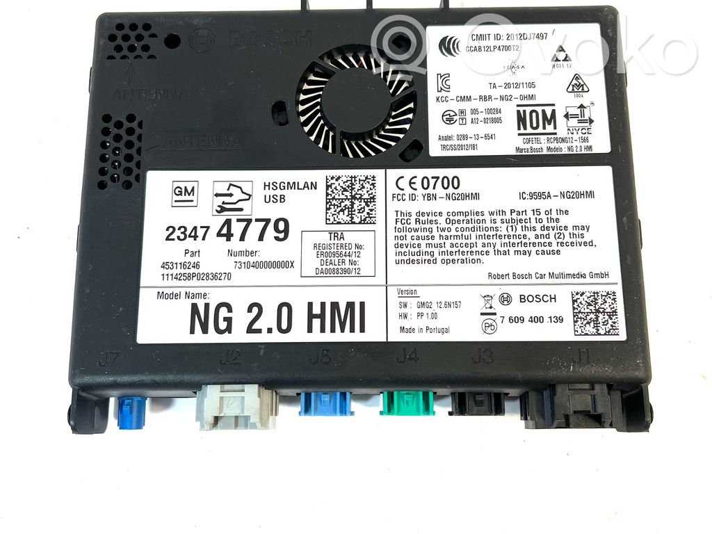 Opel Insignia A Sonstige Steuergeräte / Module 