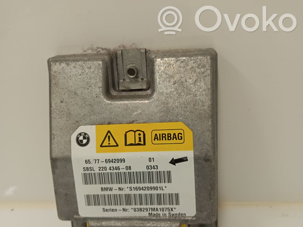 Airbag control unit/module   6942099,S1694209901