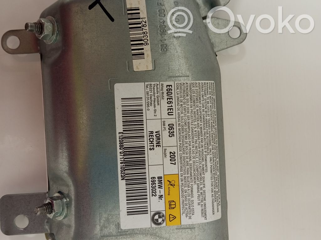 BMW 5 E60 E61 Front door airbag 