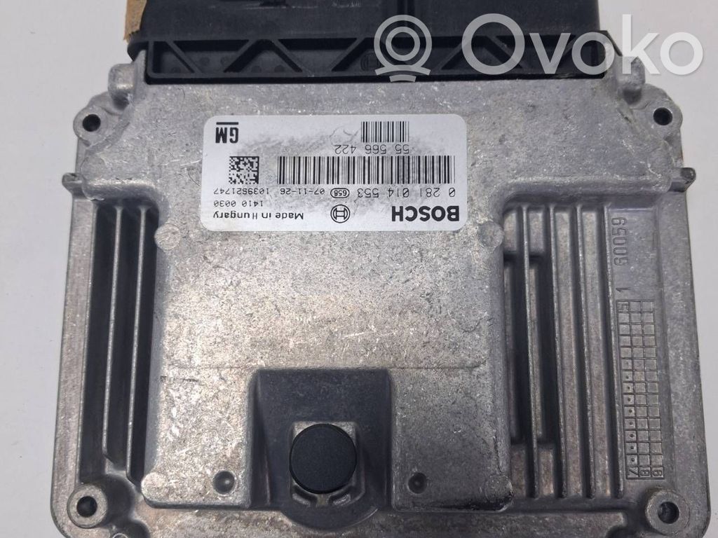 Engine control unit/module   1039S21747,55566422,0281014553