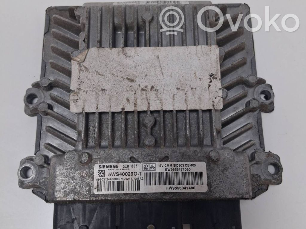 Peugeot 307 Engine control unit/module 