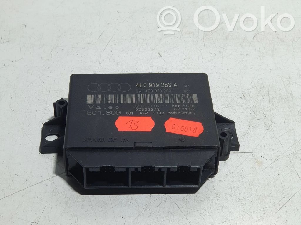 Unité de commande, module PDC aide au stationnement   4E0919283A,4E0910283,601809