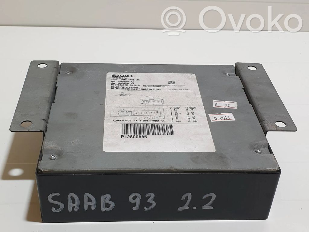 Saab 9-3 Ver2 GPS navigation control unit/module 