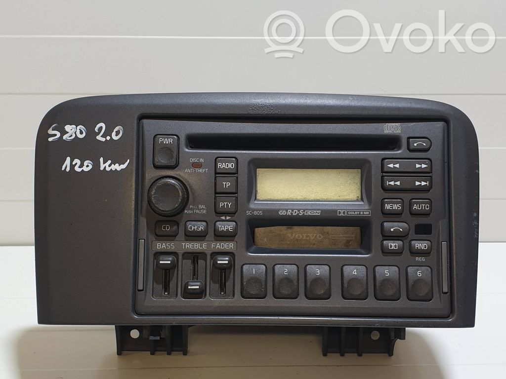 Volvo S80 Radio / CD/DVD atskaņotājs / navigācija 