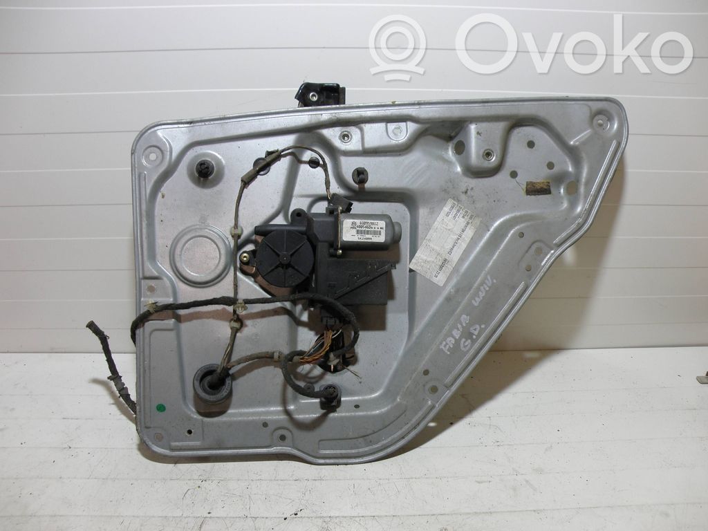 Skoda Fabia Mk1 (6Y) Alzacristalli manuale della portiera posteriore 