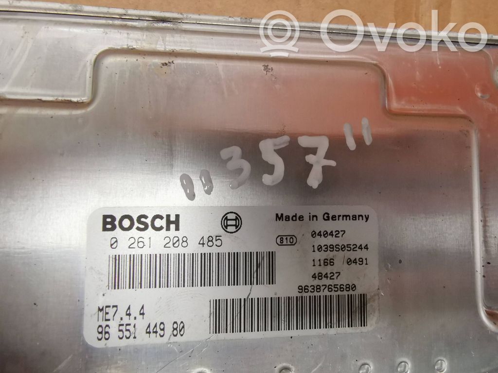 Peugeot 307 Engine control unit/module 