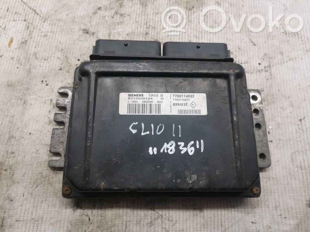 Renault Clio II Engine control unit/module 