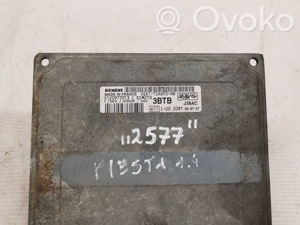 Engine control unit/module   4S6112A650NB,3BTB,S120977013C