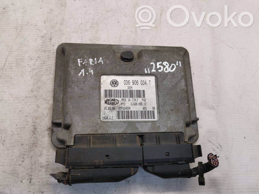 Skoda Fabia Mk1 (6Y) Engine control unit/module 