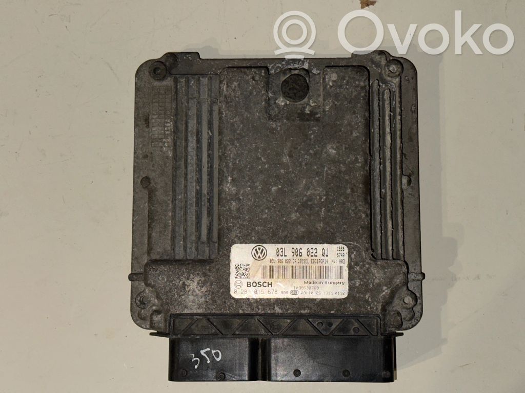 Skoda Superb B6 (3T) Engine control unit/module 