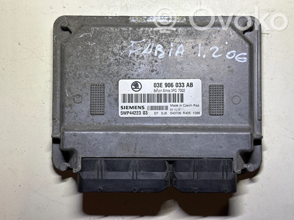 Skoda Fabia Mk1 (6Y) Unitate/modul de control motor 