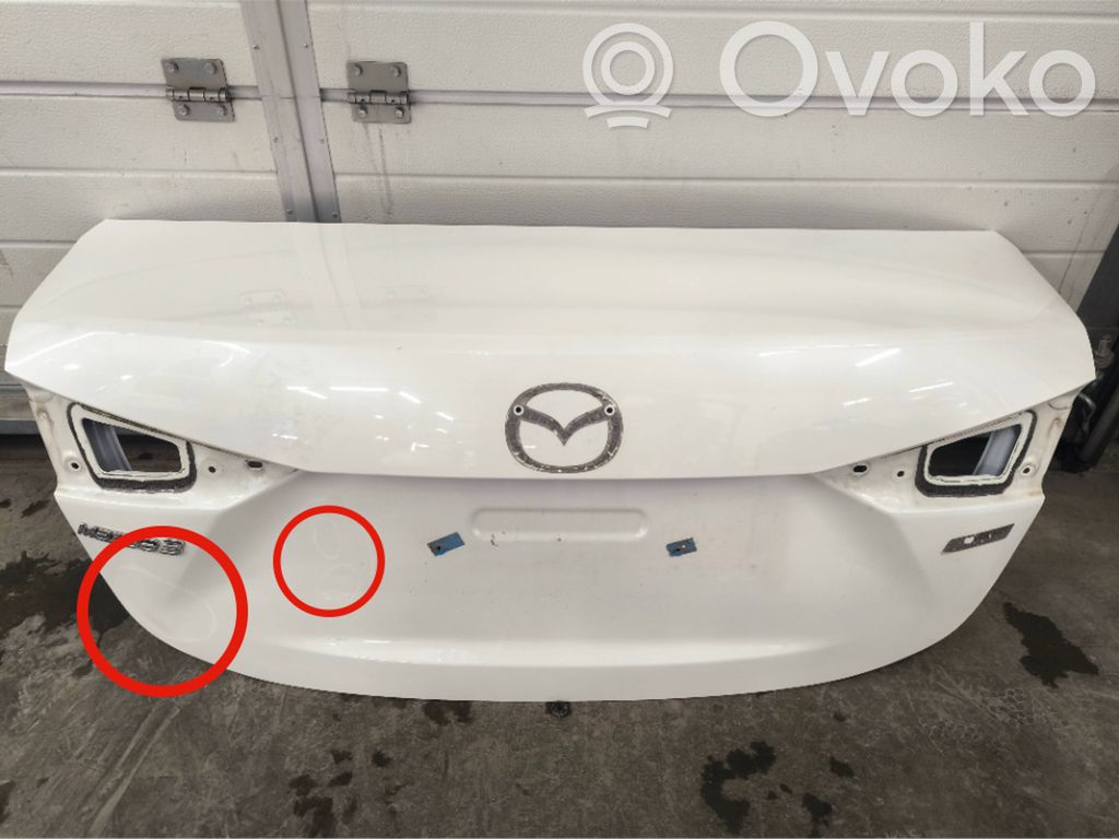 Mazda 3 III Galinis dangtis (bagažinės) 