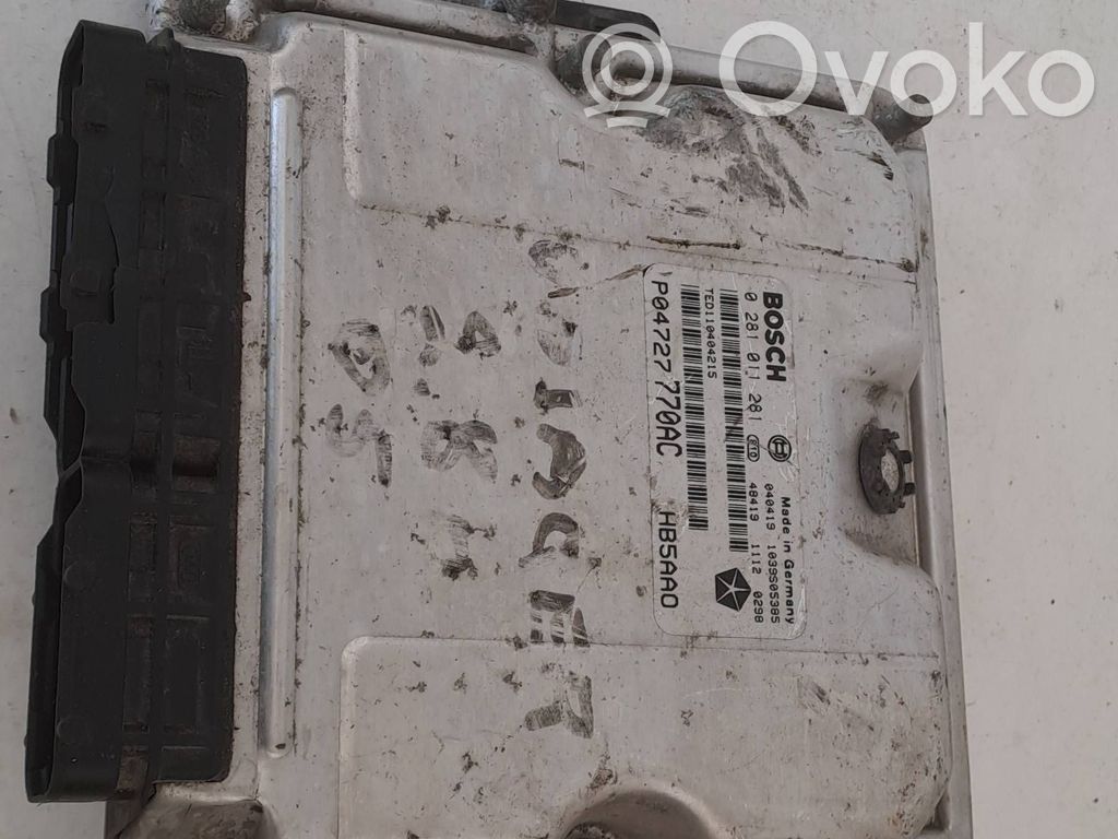 Engine control unit/module   P04727770AC,27770AC