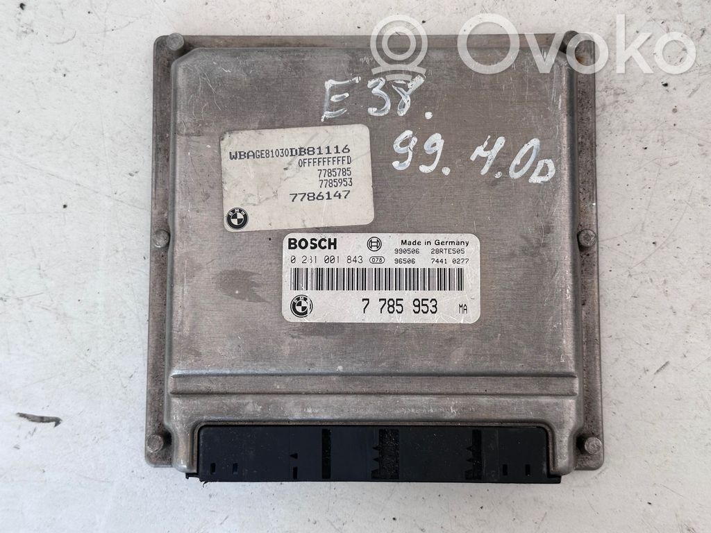 BMW 7 E38 Engine control unit/module 