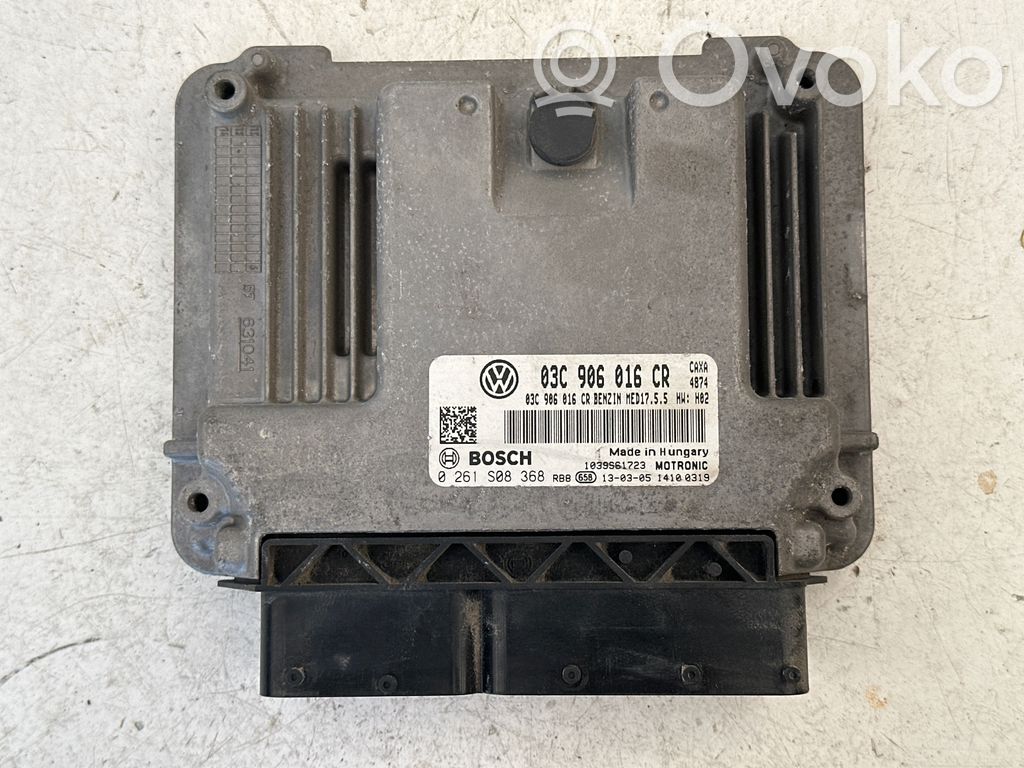 Engine control unit/module   03C906016CR,03C906016,0261S08368