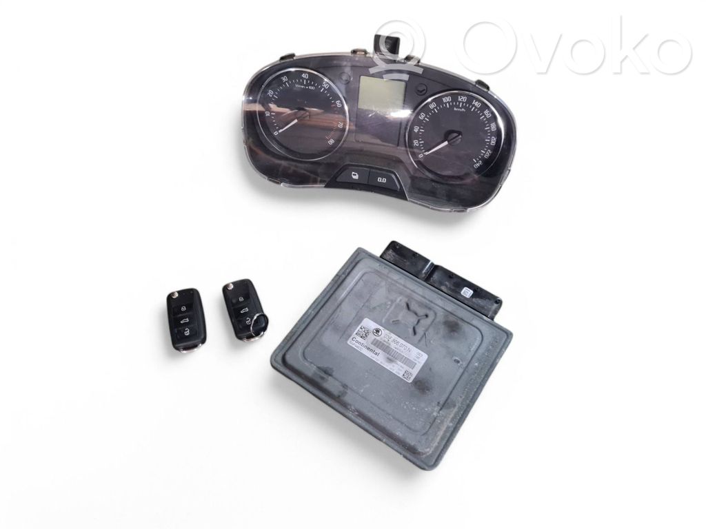 Skoda Fabia Mk2 (5J) Engine ECU kit and lock set 