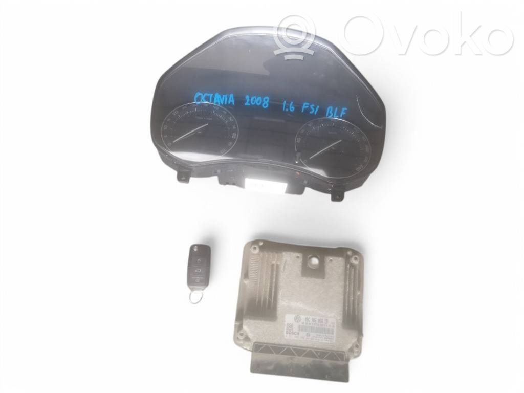 Skoda Octavia Mk2 (1Z) Engine ECU kit and lock set 