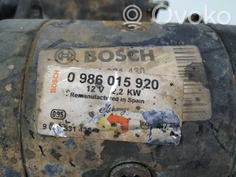 Rozrusznik   0986015920