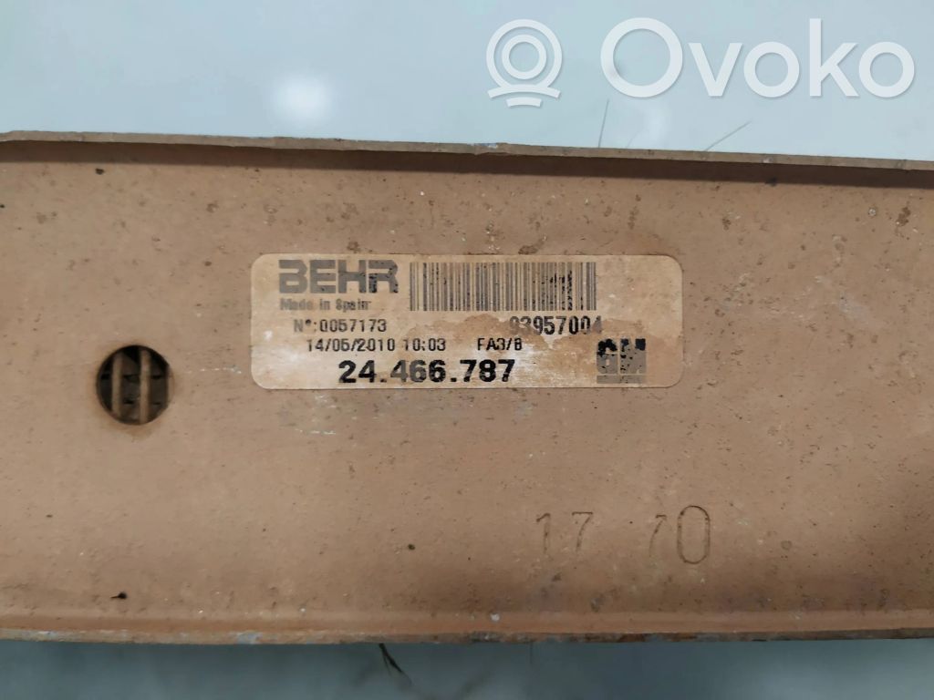 Intercooler radiator   24466787