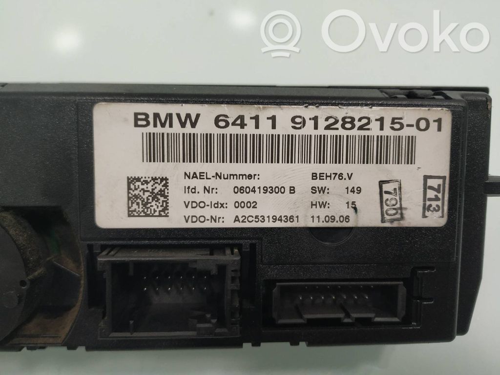 BMW 1 E81 E87 Climate control unit 
