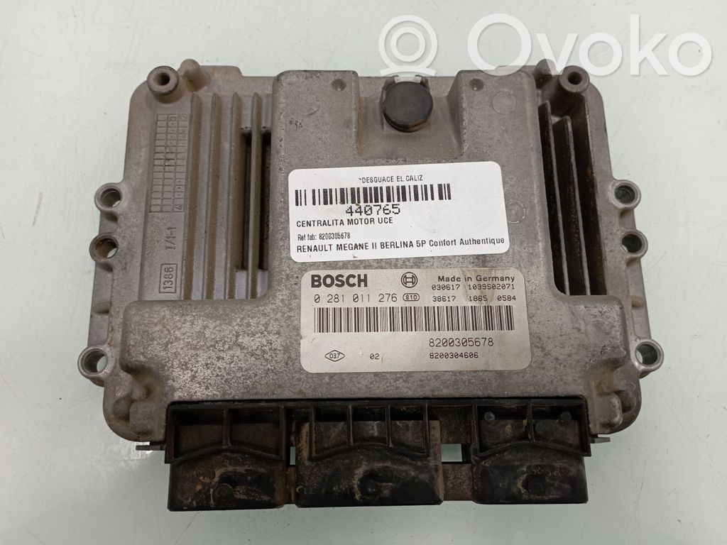 Renault Megane II Engine control unit/module 