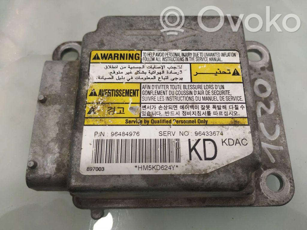 Chevrolet Matiz Airbag control unit/module 