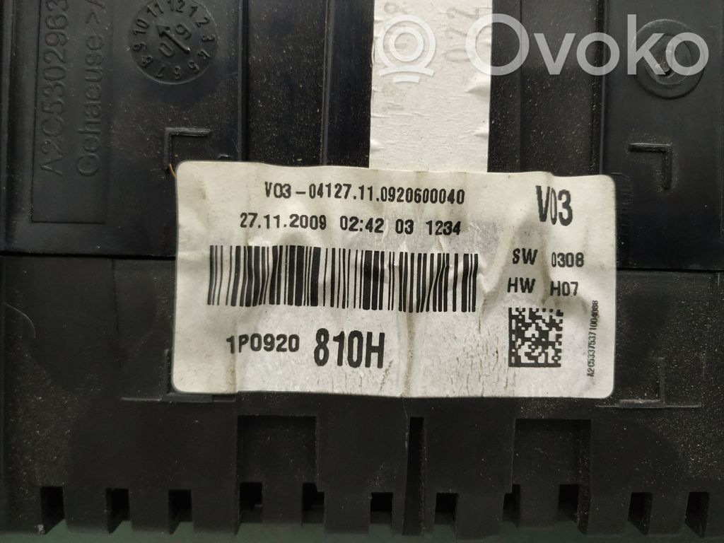 Seat Leon (1P) Speedometer (instrument cluster) 