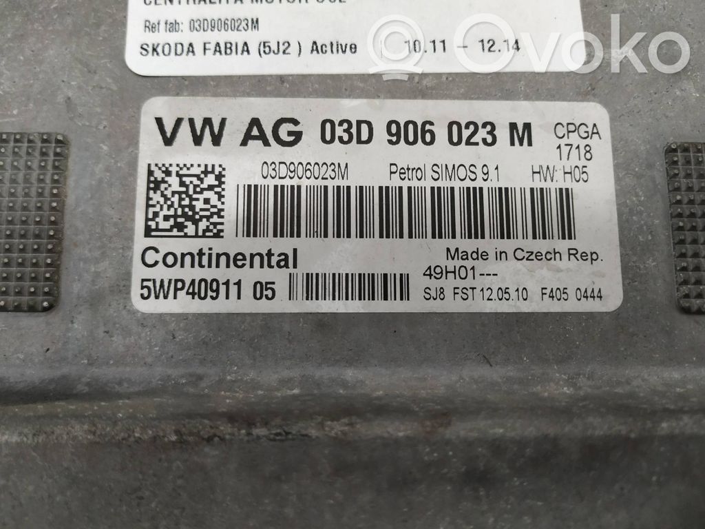 Skoda Fabia Mk1 (6Y) Engine control unit/module 