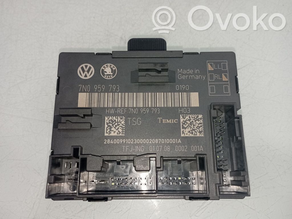 Skoda Superb B6 (3T) Alte unități/module de control 