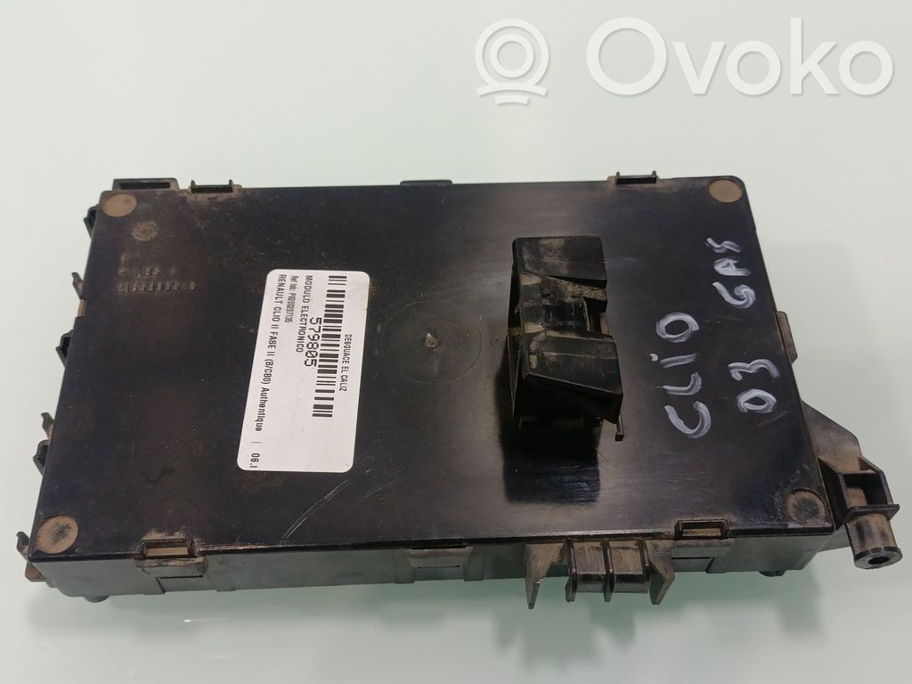 Renault Clio II Citu veidu vadības bloki / moduļi 