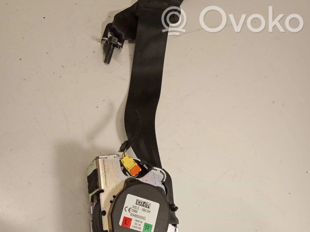 Volvo XC60 Cinturón trasero 