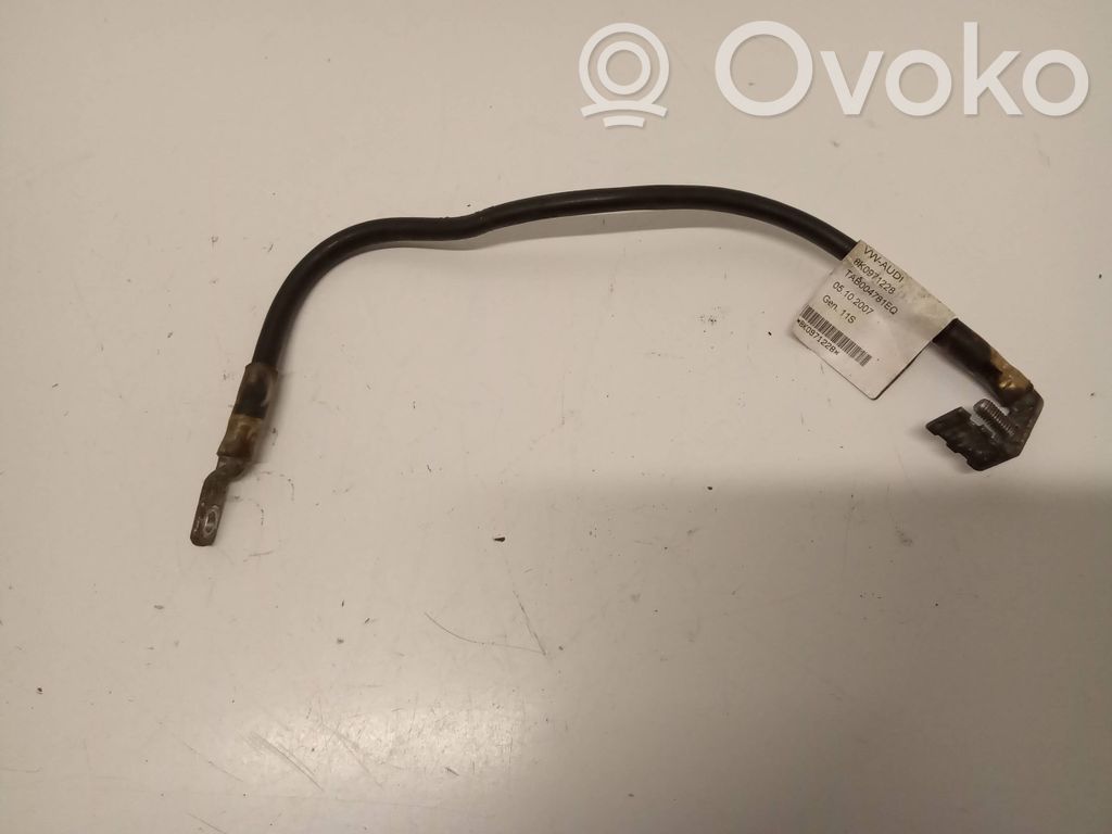 Audi A4 S4 B8 8K Negative earth cable (battery) 