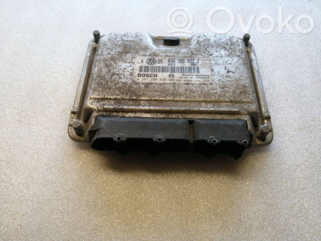 Engine control unit/module   036906032D,0261206826,26SA6764