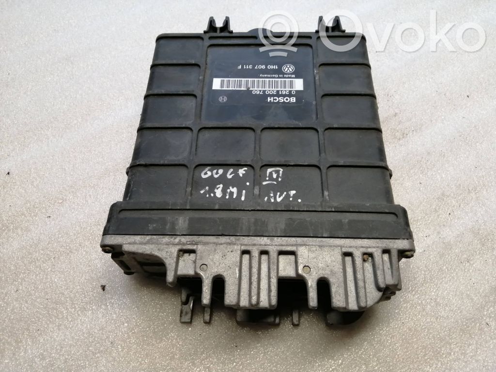 Engine control unit/module   1H0907311F,0261200760