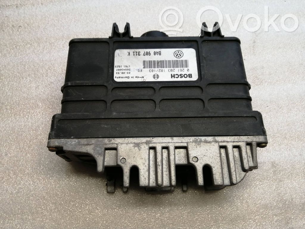 Engine control unit/module   8A0907311K,26SA3007,0261203182