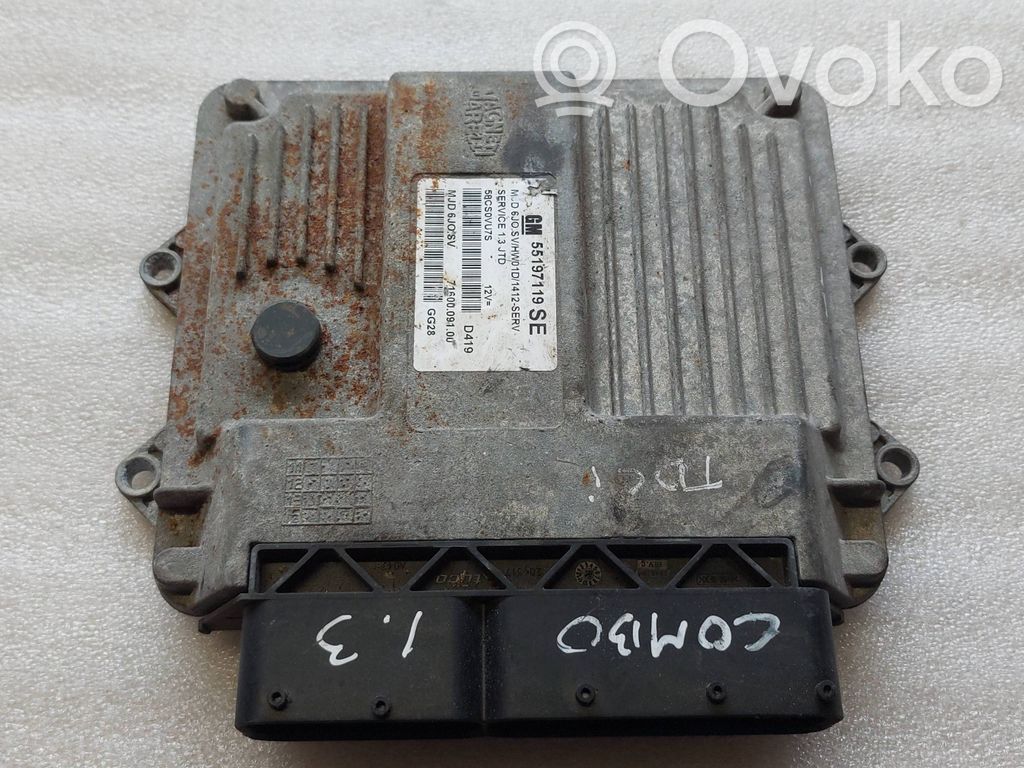Opel Combo C Engine control unit/module 