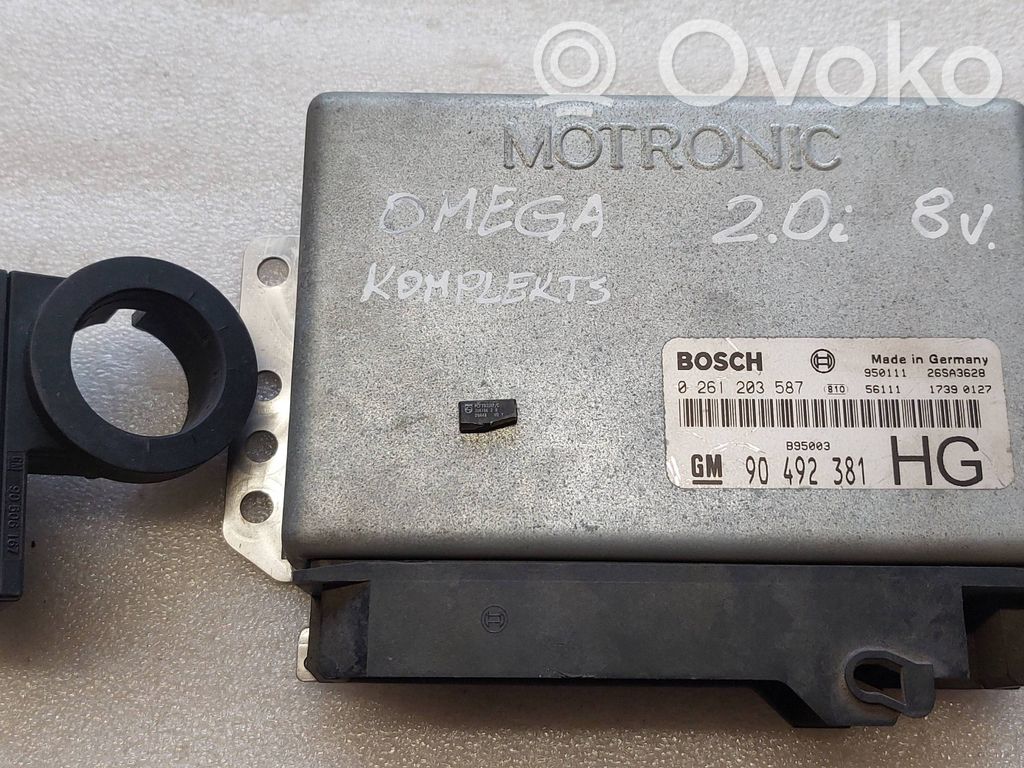 Engine control unit/module   0261203587,90492381