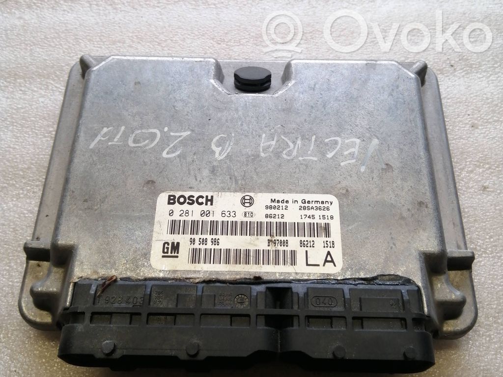 Opel Vectra B Engine control unit/module 
