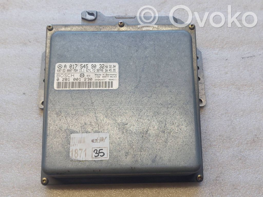 Engine control unit/module   A0175459032