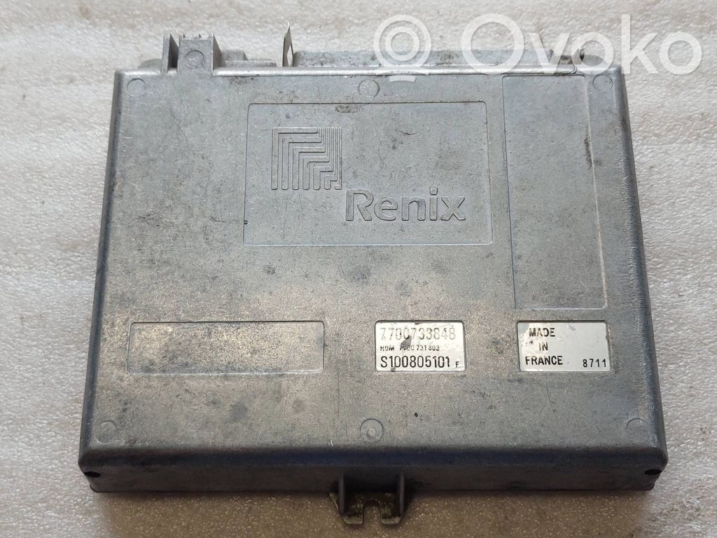 Engine control unit/module   S100805101F,7700733848