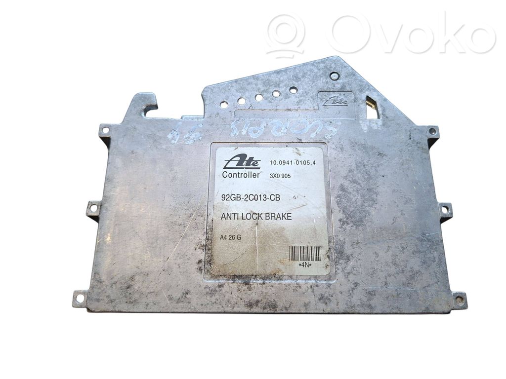 Unidad de control/módulo del ABS   92GB2C013CB,10094101054,3X0905