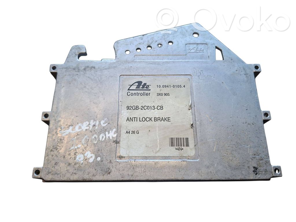 ABS-ohjainlaite/moduuli   92GB2C013CB,10094101054,3X0905