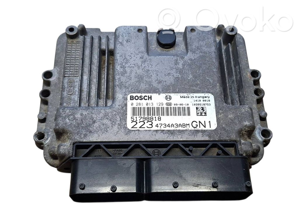 Engine control unit/module   0281013129,51798818,1039S18753