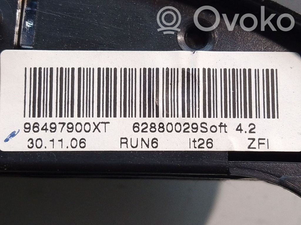 Interruptor de control multifunción   96497900XT,96497900XT,62880029S