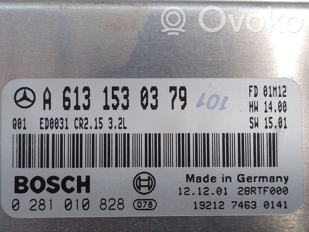 Mercedes-Benz S AMG W221 Engine control unit/module 