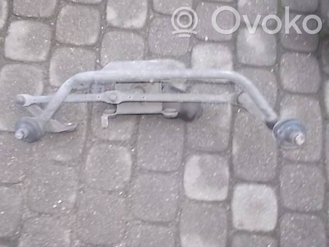 Front wiper linkage and motor
