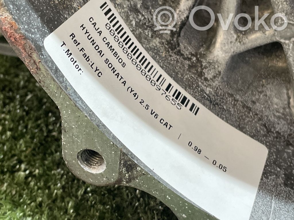 Hyundai Sonata Manual 5 speed gearbox 