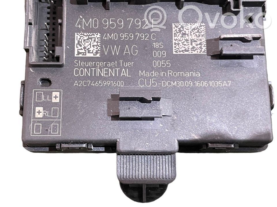 Audi A5 Door central lock control unit/module 