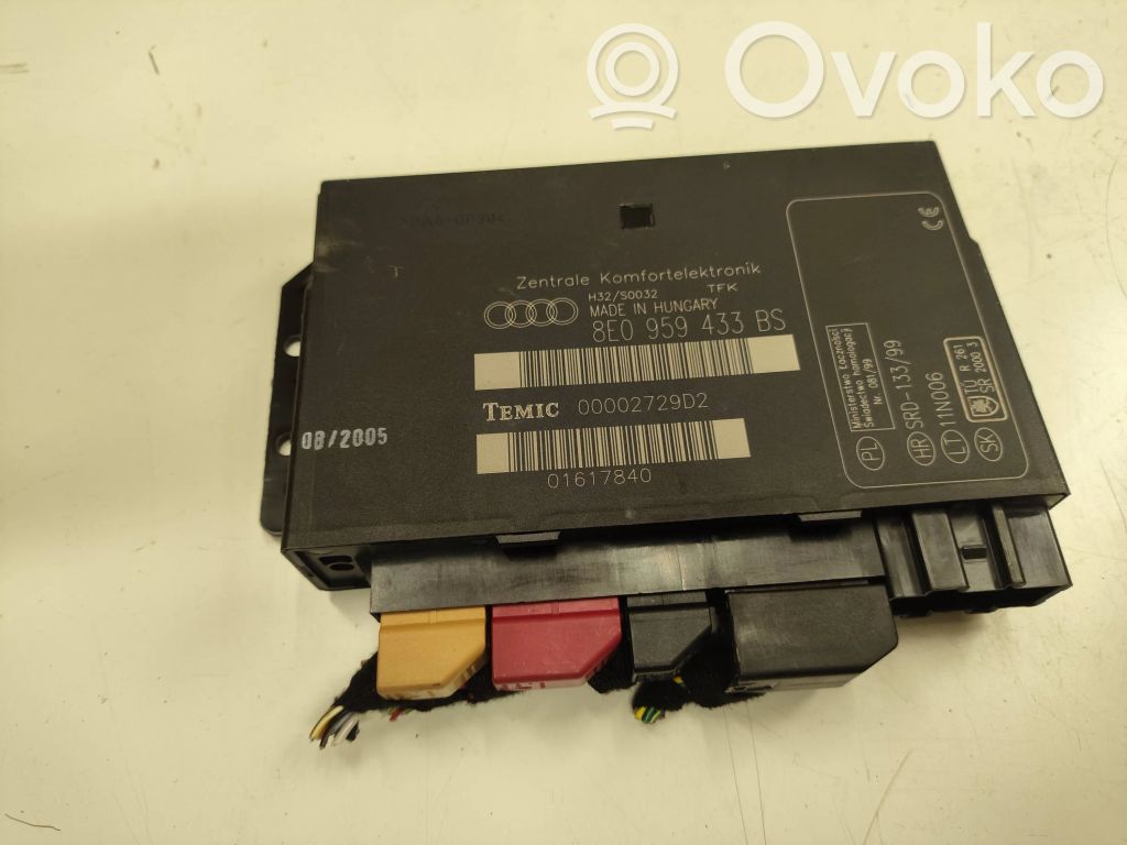 Audi A4 S4 B7 8E 8H Module confort 