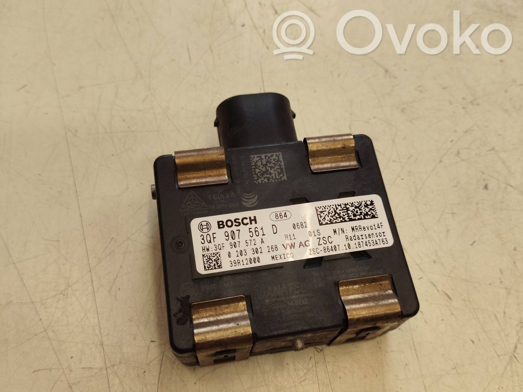 Skoda Octavia Mk3 (5E) Sensor de radar Distronic 